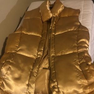 Women gold vest